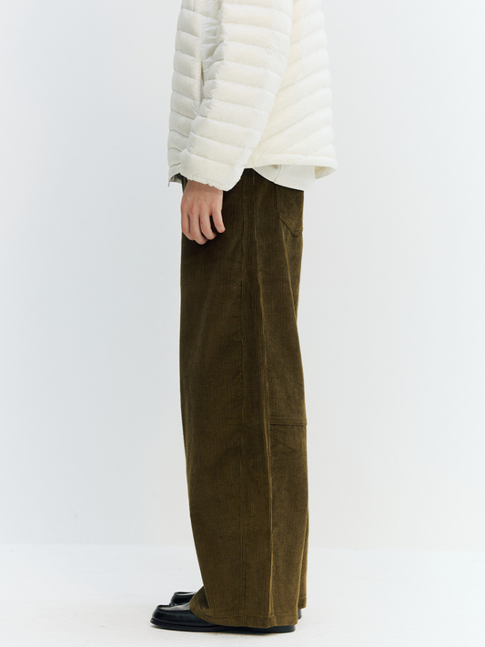 EchoBoard - Unisex Wrinkle-Resistant Corduroy Curved-Leg Casual Pants