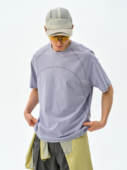 Emberreach - Unisex UPF50+ Moisture-Wicking Antibacterial Crewneck T-Shirt