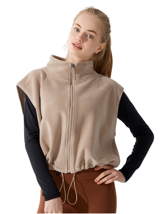 Froststone - Women's Fleece Stand Collar Thermal Vest