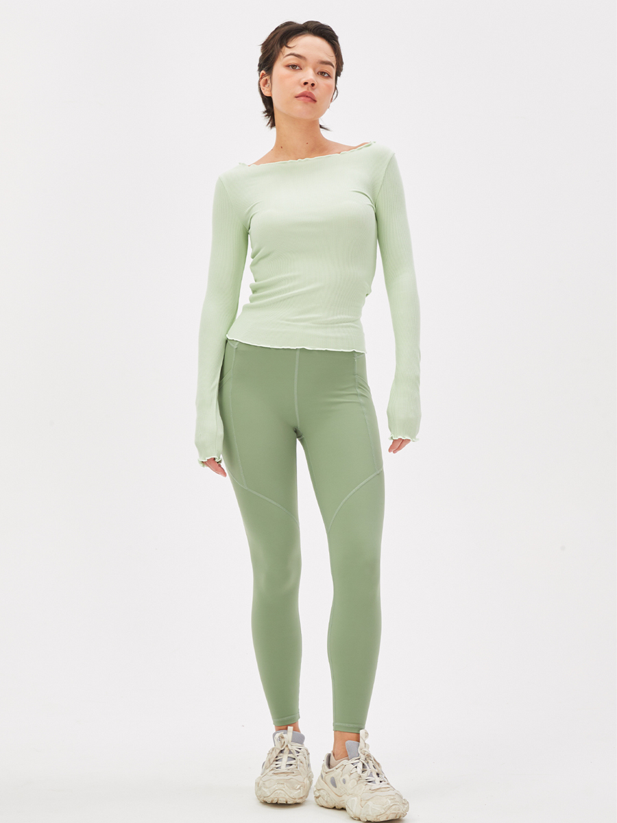 Boulderlight - Women's Slim-Fit Tencel Ribbed Yoga Top