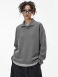 Shade - One-Piece Collar Long Sleeve Polo Shirt