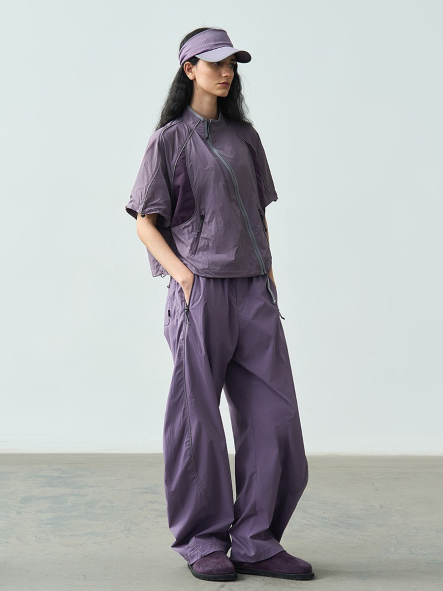 Cavecrack - Women's Mesh-Panel Breathable Short-Sleeve Cardigan