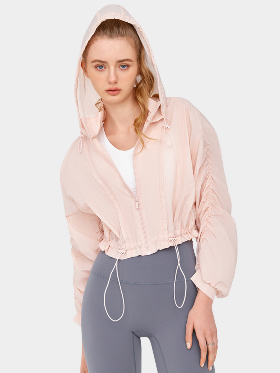 MesaCrate - Women's Lightweight Breathable Waist-Adjustable Jacket