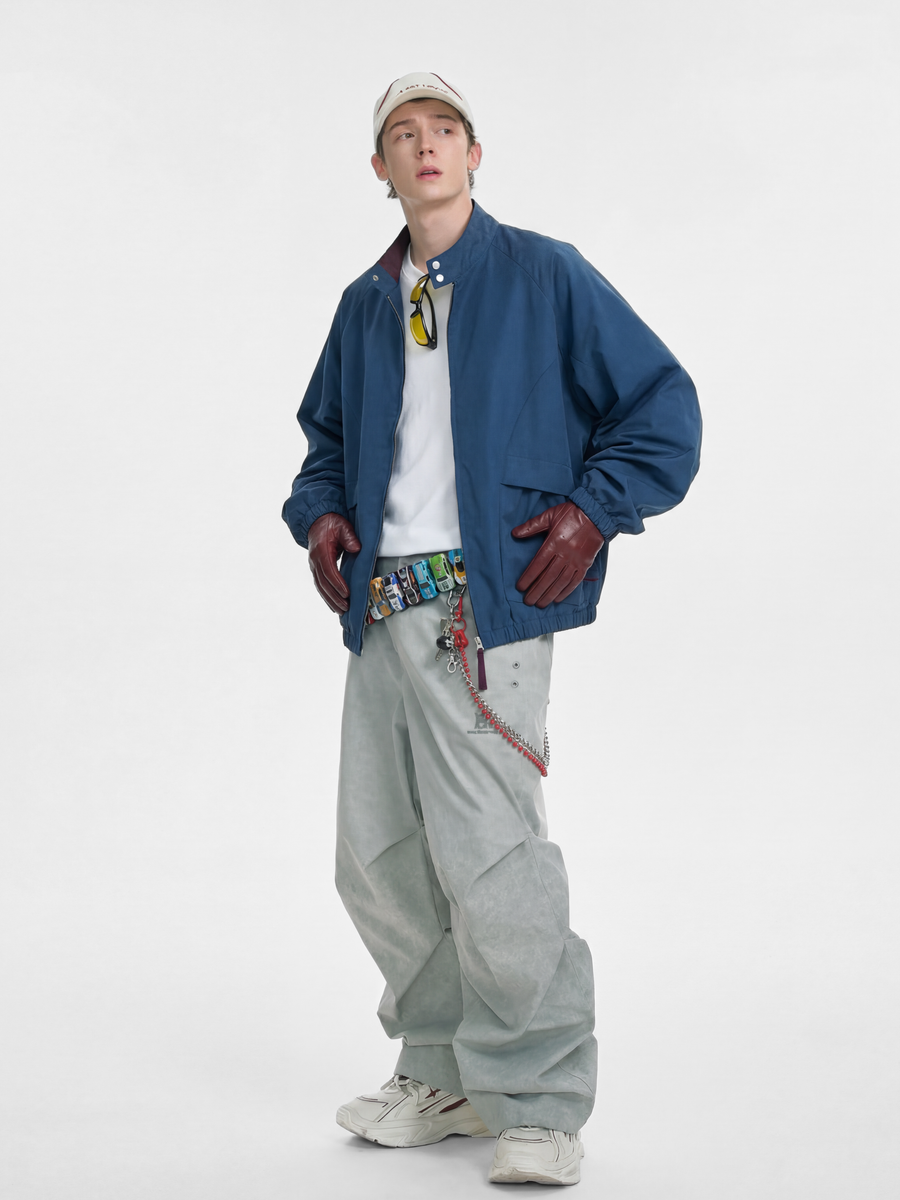 Fireecho - Unisex Windproof Stand-Collar Harrington Jacket