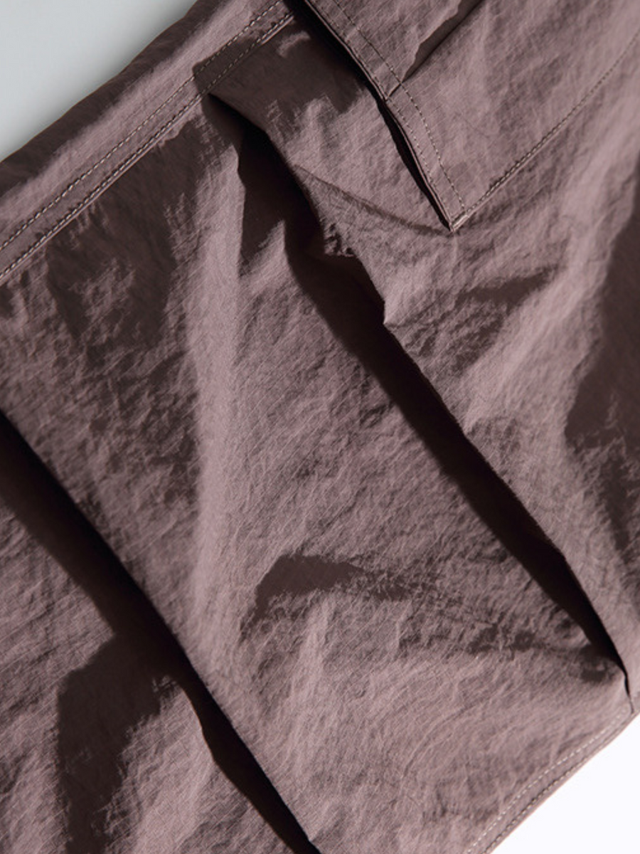 FoxPort - Unisex Loose Fit Fleece-Lined Paratrooper Pants