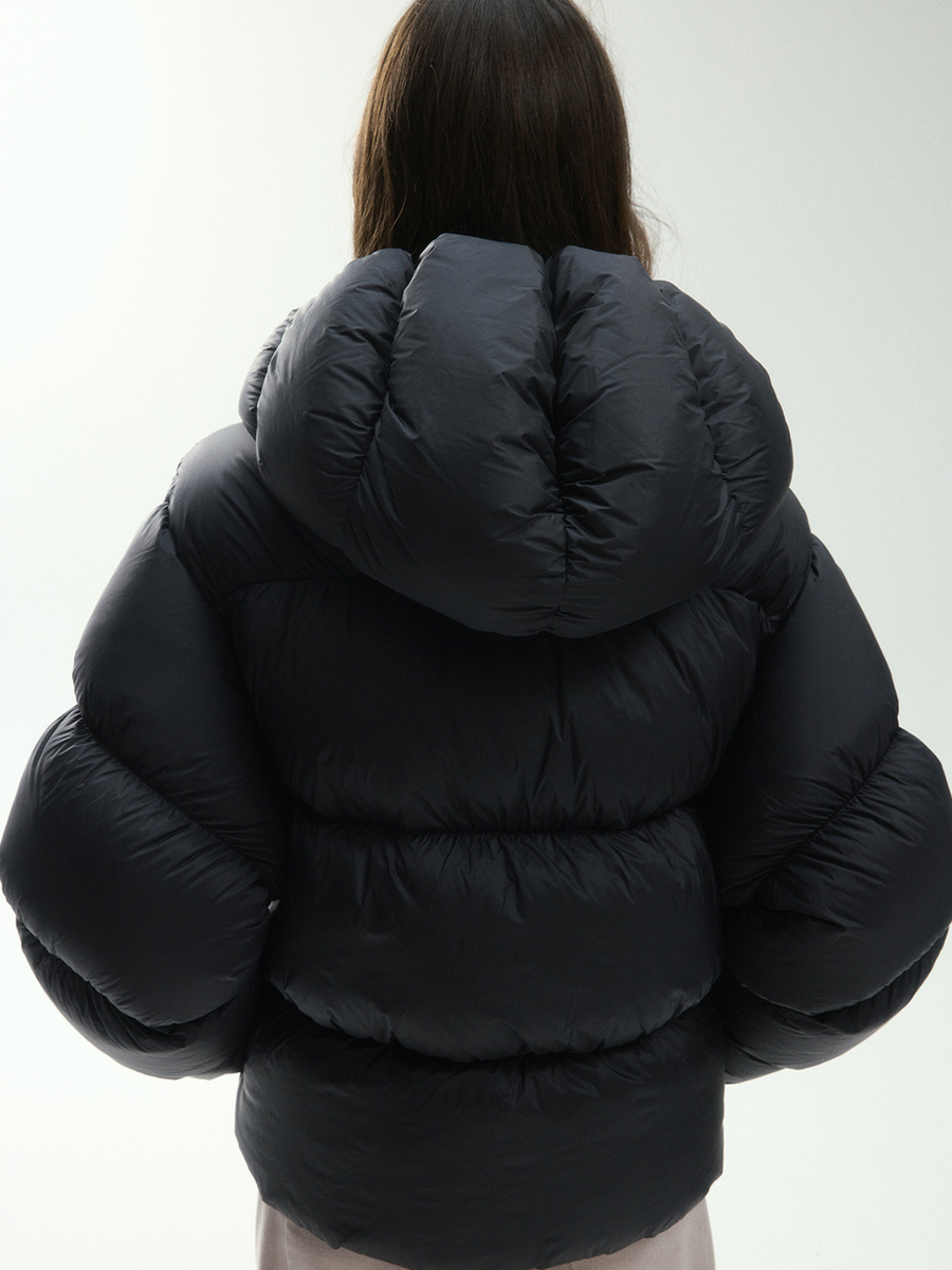 RavenScope - Women’s  90% White Duck Down Puffer Hooded Jacket