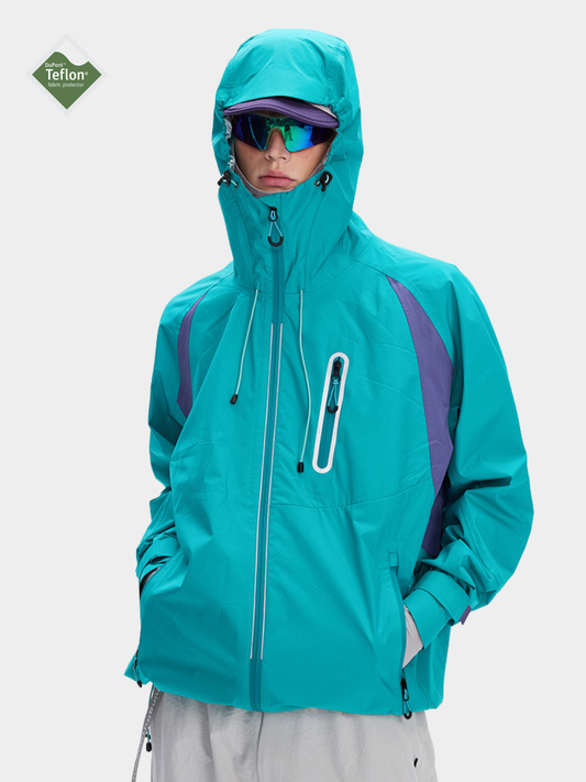 Ashcrack - Unisex Teflon 3-Proof Water-Repellent Hard Shell Jacket