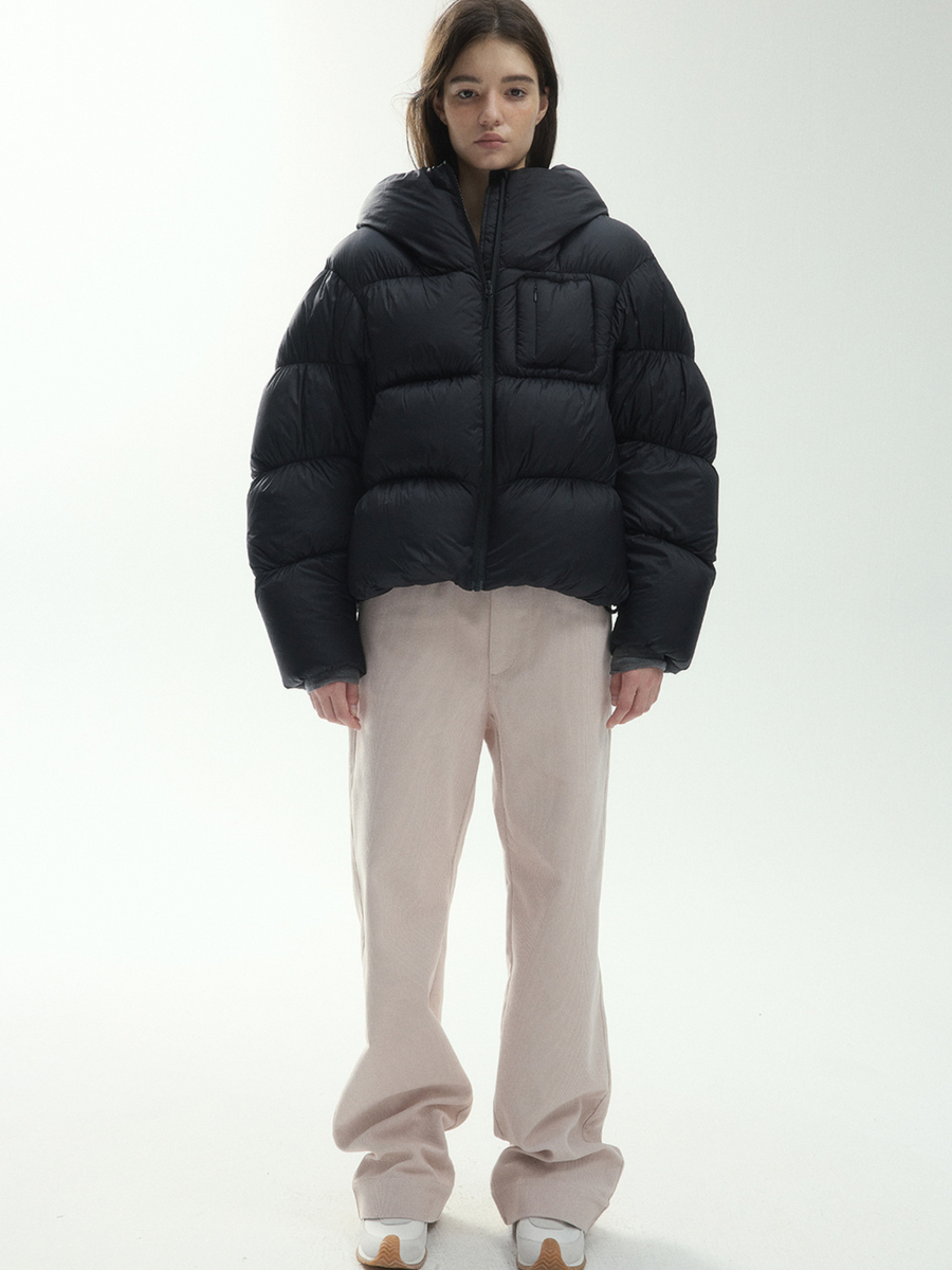 RavenScope - Women’s  90% White Duck Down Puffer Hooded Jacket