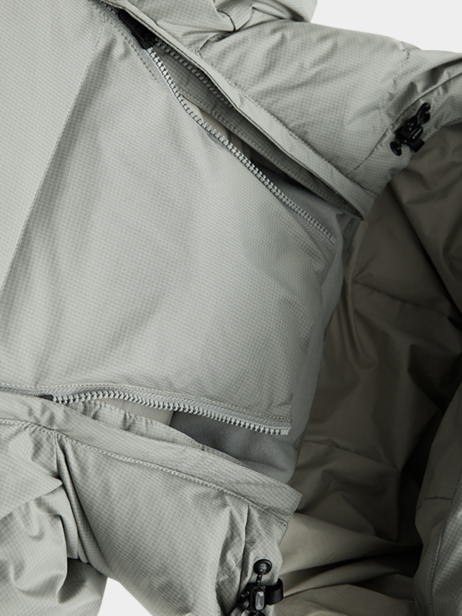 Virex - Unisex 90% White Duck Down Hooded Down Jacket