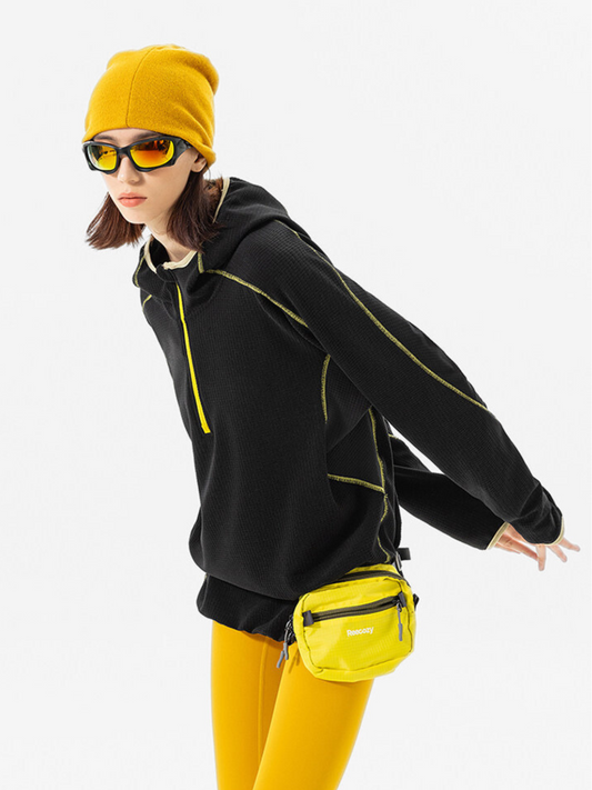 Ashshadow - Antibacterial Thermal Fleece-Lined Hoodie Jacket