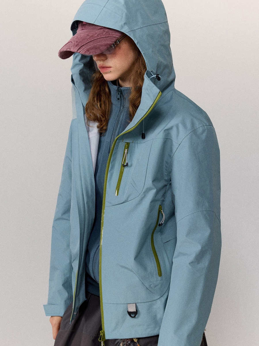 Emberpath - Unisex Waterproof 3-in-1 Fleece Hard Shell Jacket