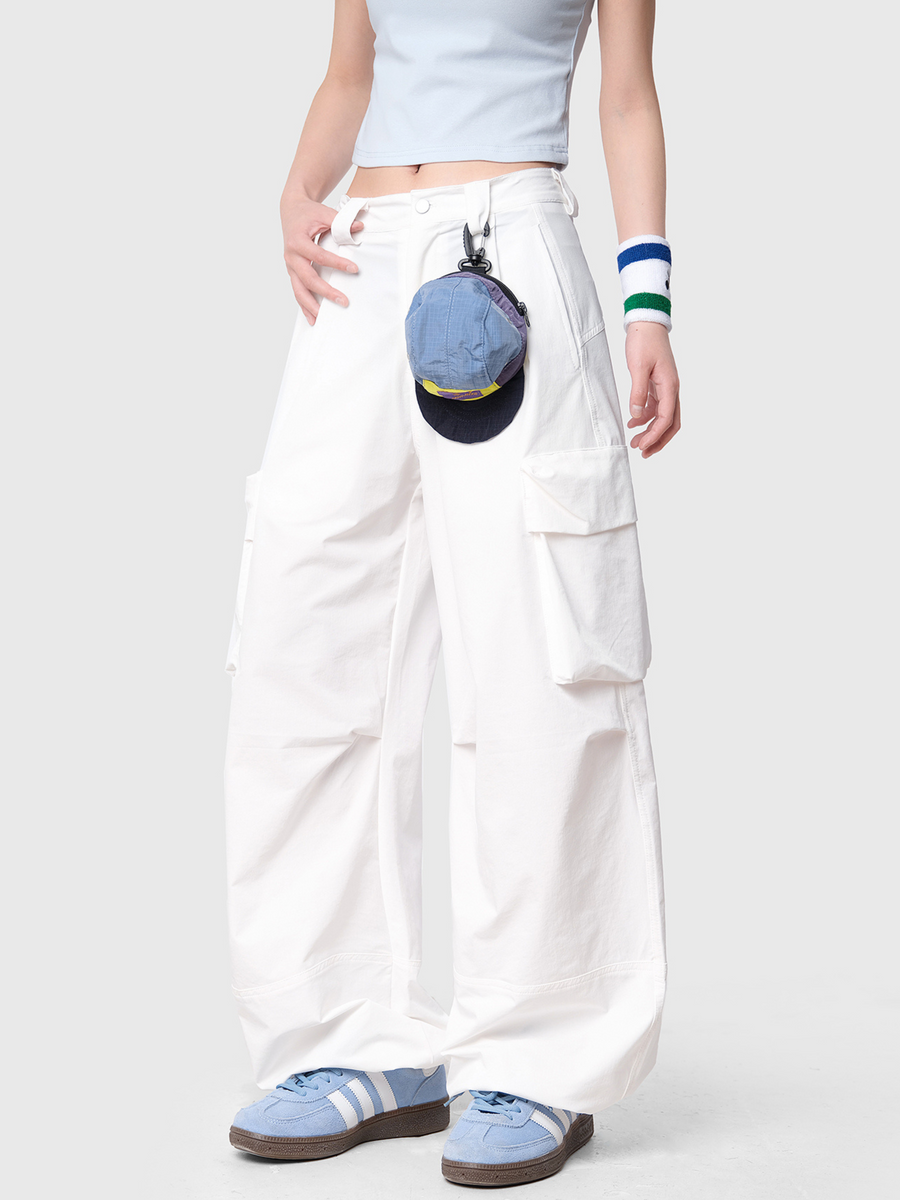 FrostTrail - Women's Large Pocket Utility Paratrooper Cargo Pants
