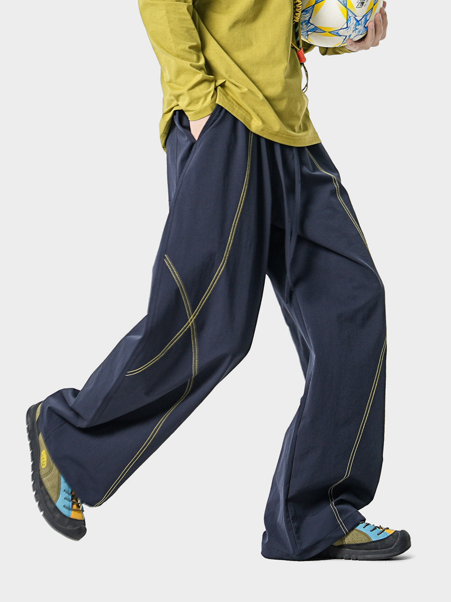 Stormrush - Unisex Contrast-Stitch Water-Repellent Paratrooper Pants