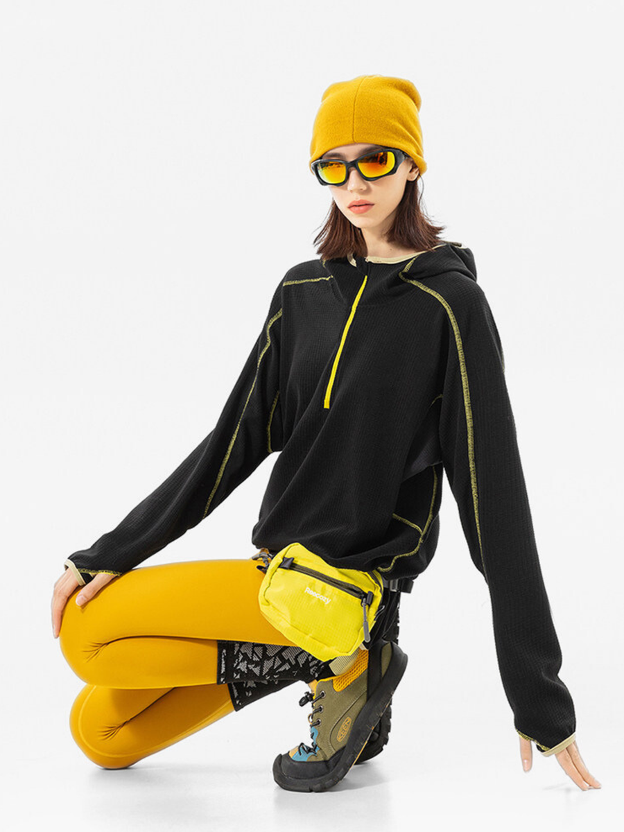 Ashshadow - Antibacterial Thermal Fleece-Lined Hoodie Jacket