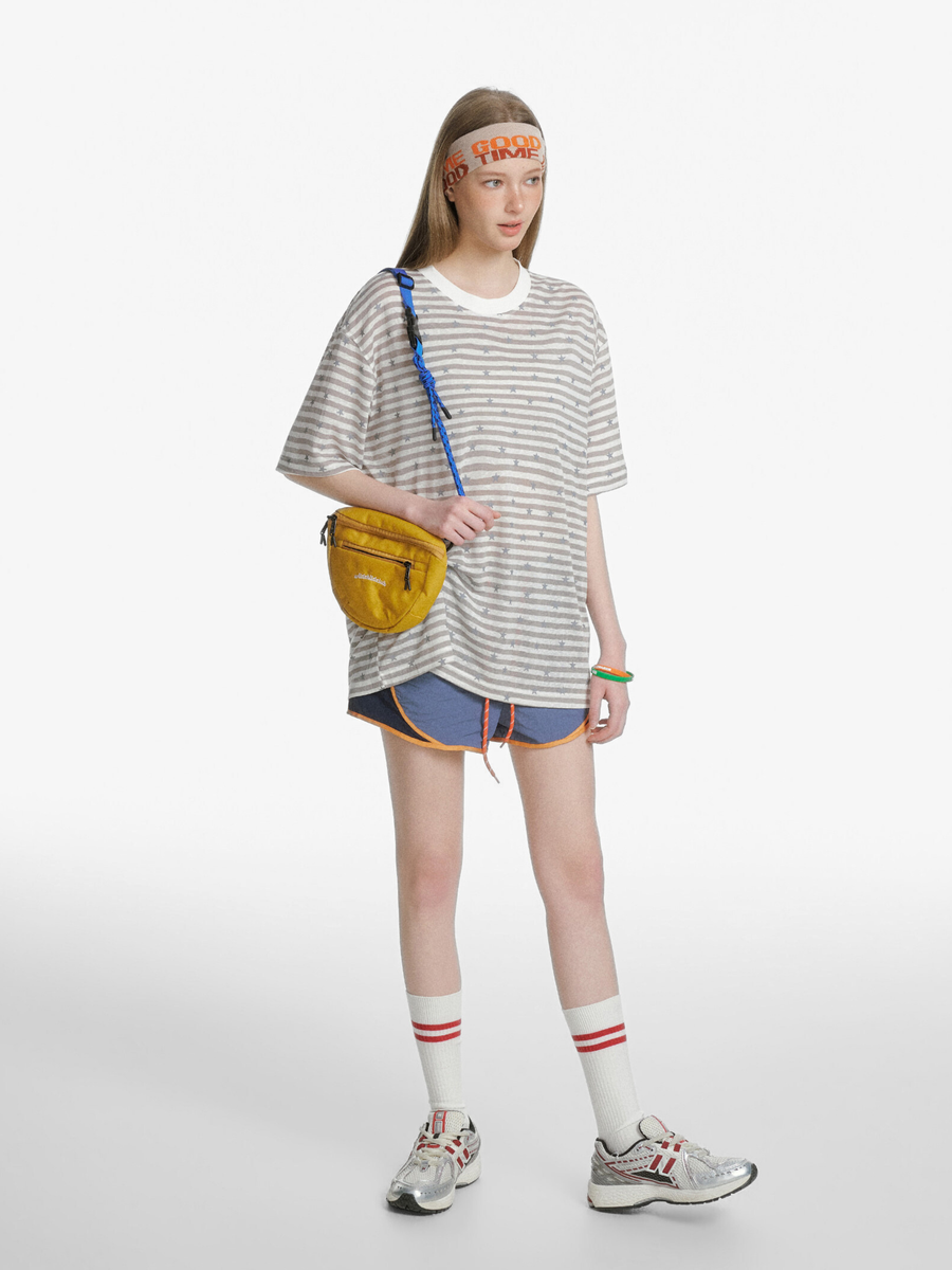 Ashdrift - Striped Star Lyocell Short Sleeve T-Shirt