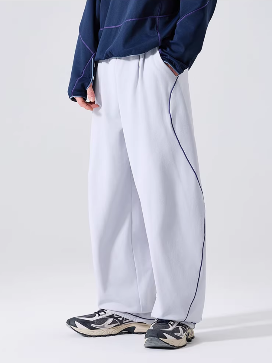 HawkDeck - Lightweight Knit Curved-Leg Paratrooper Pants