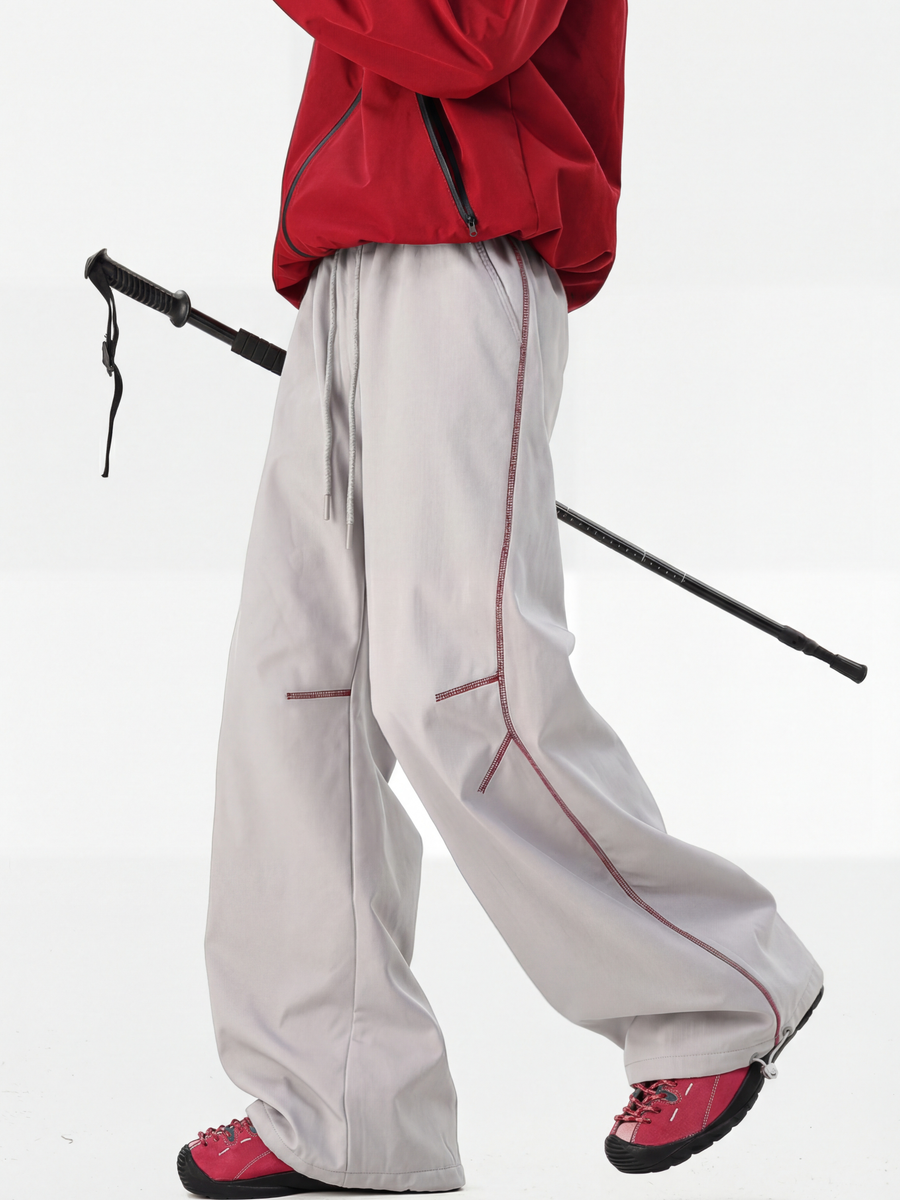 FireCoat - Unisex Contrast-Stitch Water-Repellent Fleece-Lined Pants