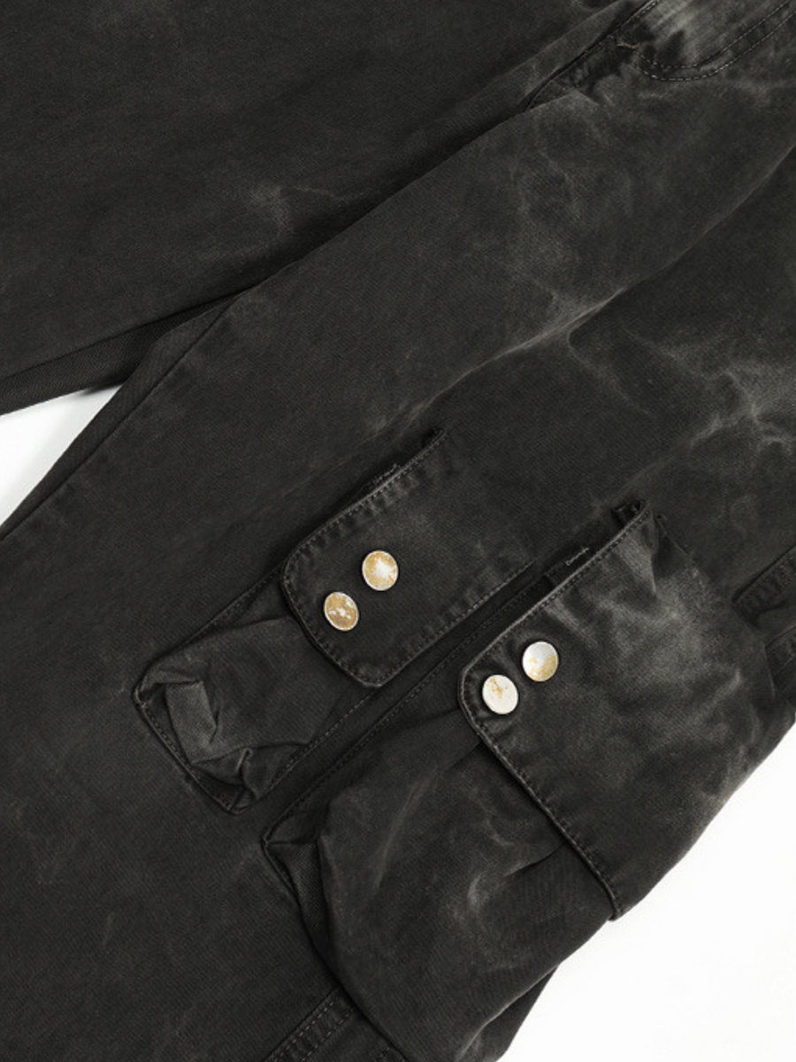 FoxLine - Unisex American Multi-Pocket Cargo Pants