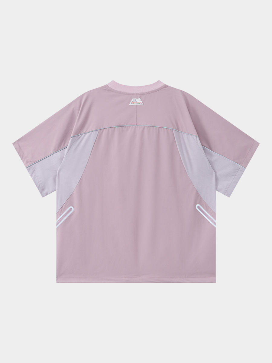LightFlare - Colorblock Mesh Breathable Quick-Dry T-Shirt