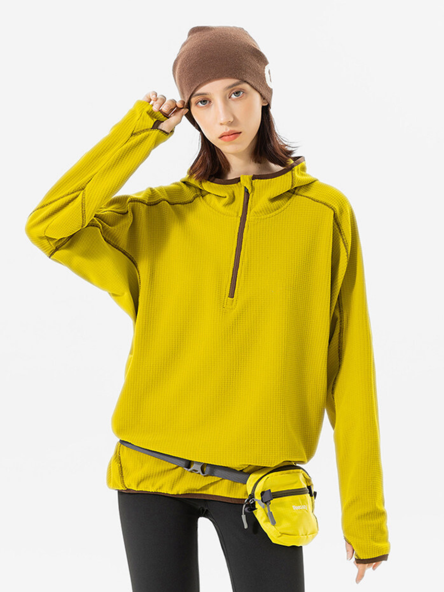 Ashshadow - Antibacterial Thermal Fleece-Lined Hoodie Jacket
