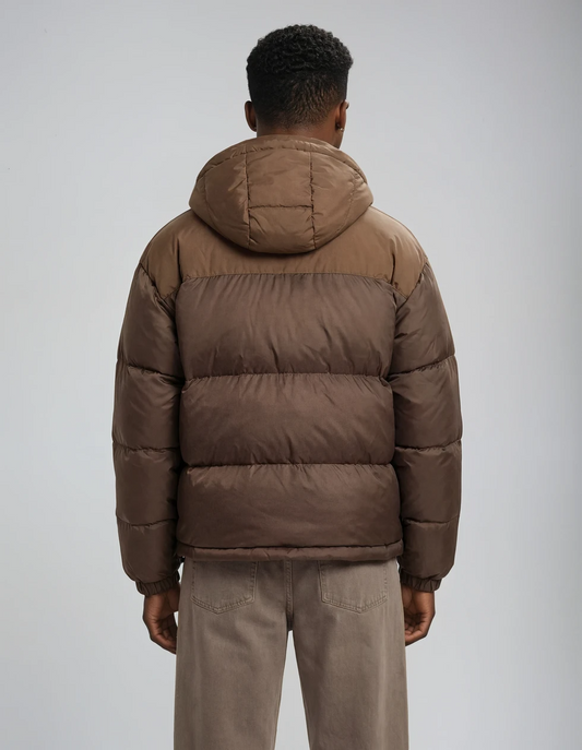 BluffPeak - Detachable Hood Water-Repellent Duck Down Jacket