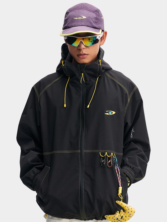 EchoDeck - Teflon Triple-Defense Colorblock Drawstring Jacket