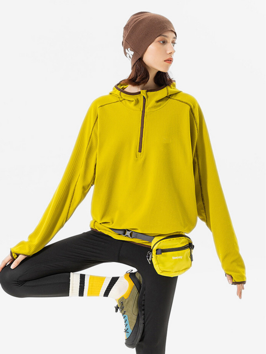 Ashshadow - Antibacterial Thermal Fleece-Lined Hoodie Jacket