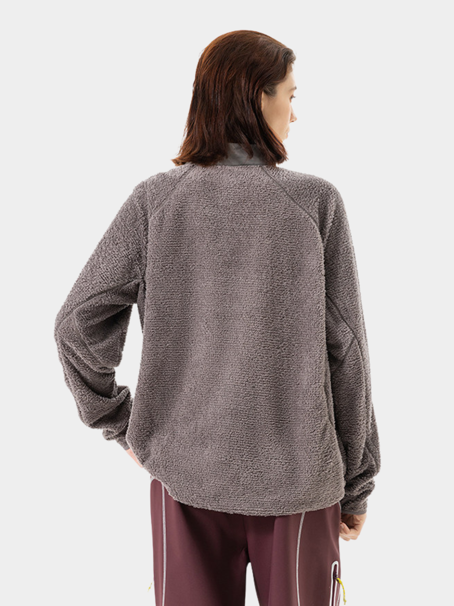 Arcadia - Half-Zip Fleece Liner Mock Neck Sweatshirt