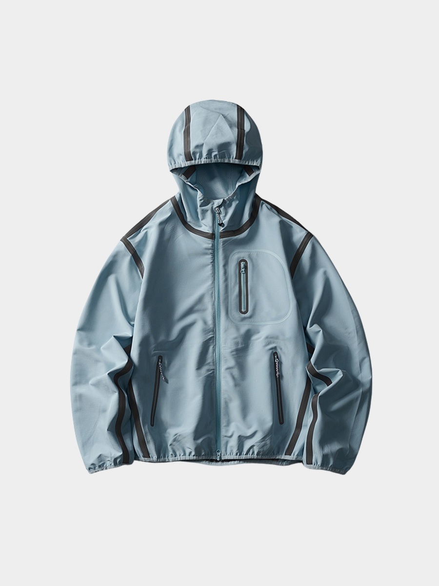 GorgePoint - Unisex Reflective Taped Water-Repellent Hard Shell Jacket