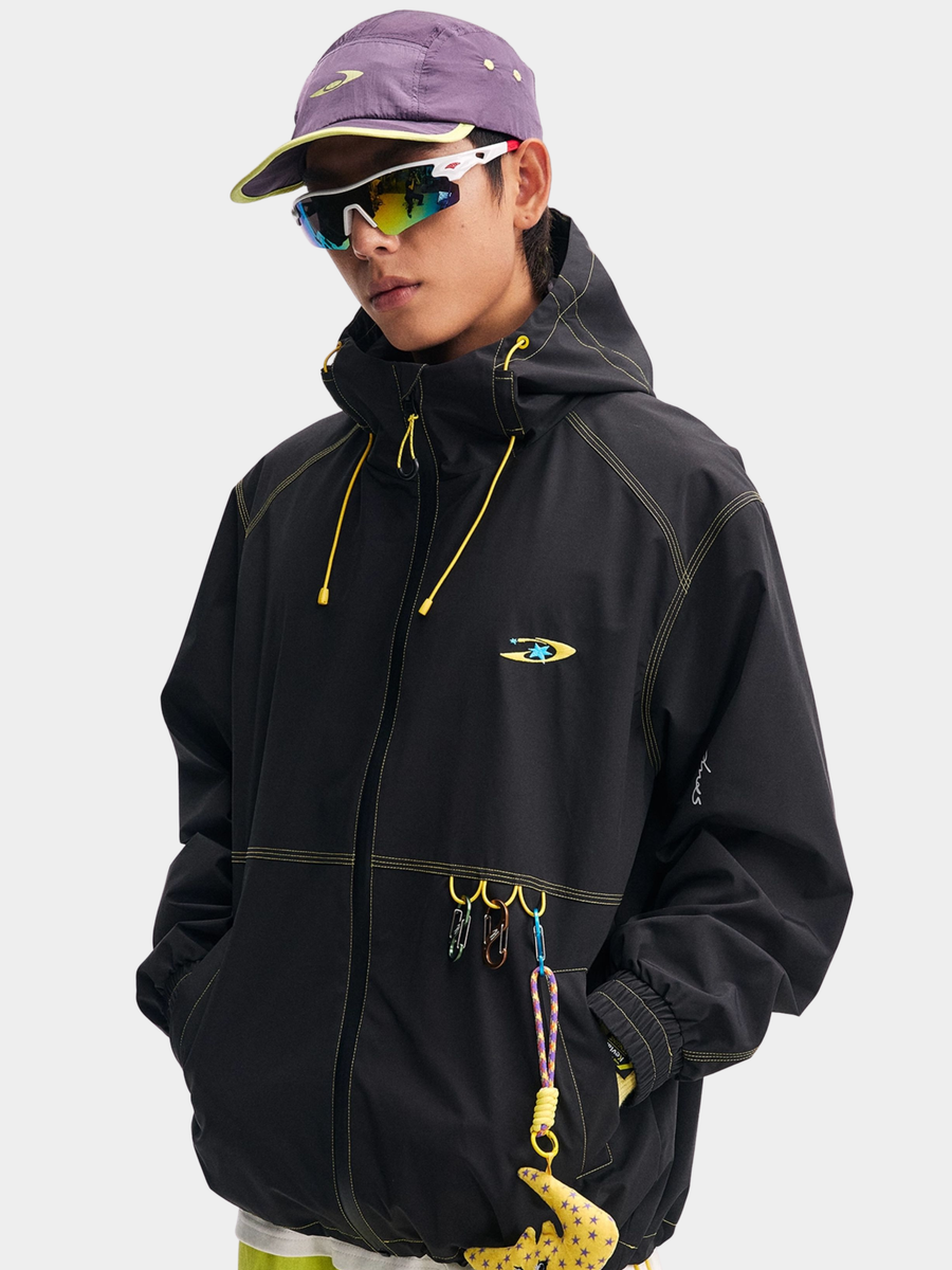 EchoDeck - Teflon Triple-Defense Colorblock Drawstring Jacket