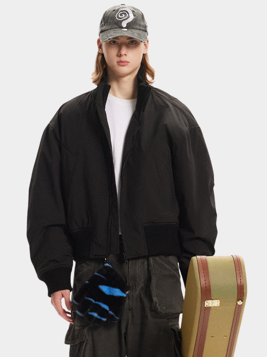 BluffMark - Men's High-Neck Oversized Padded Jacket