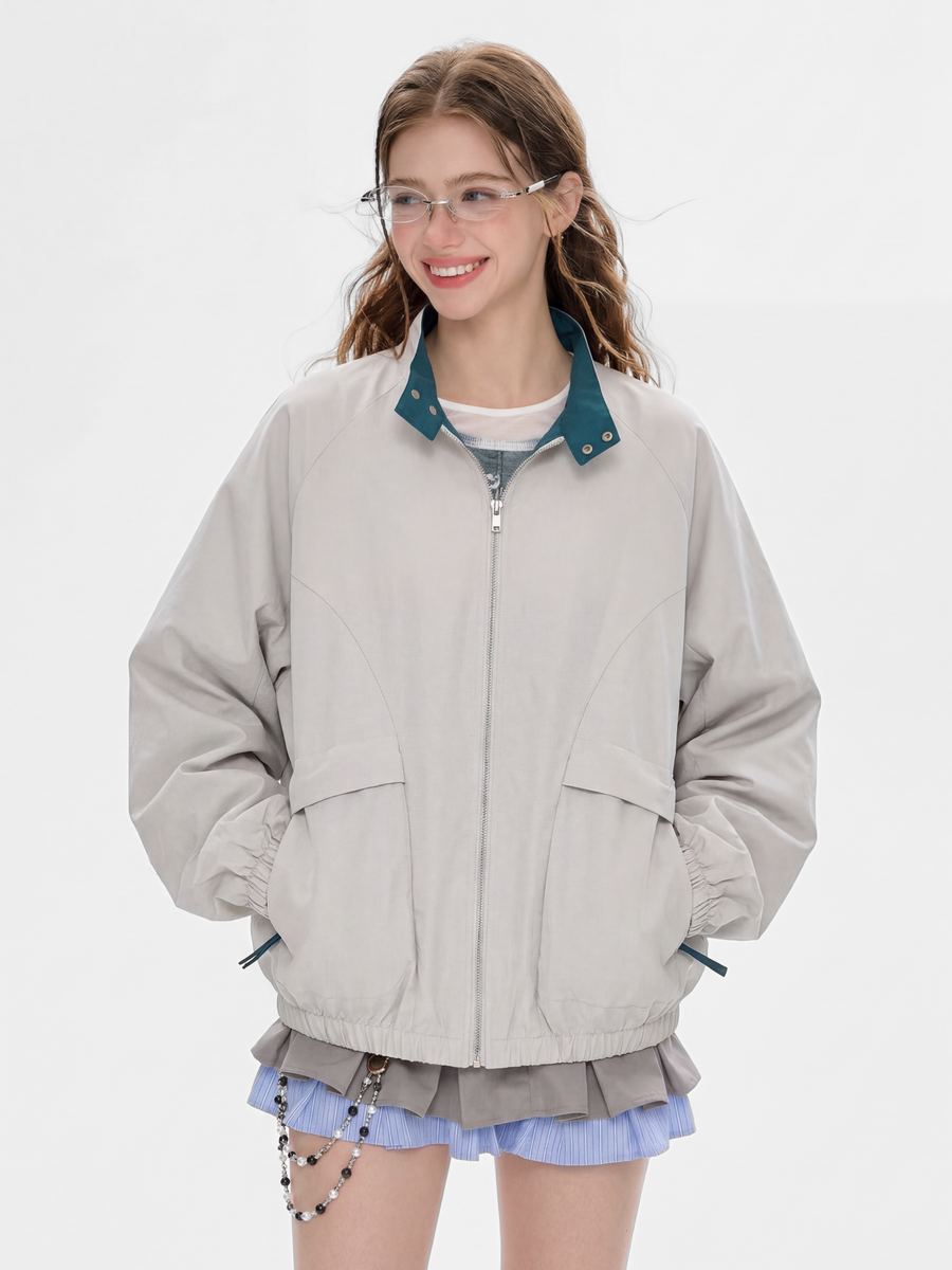Fireecho - Windproof Stand-Collar Harrington Jacket
