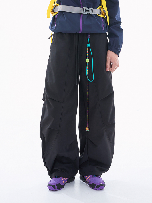 FoxPeak - Unisex Lightweight Utility Pleated Paratrooper Pants