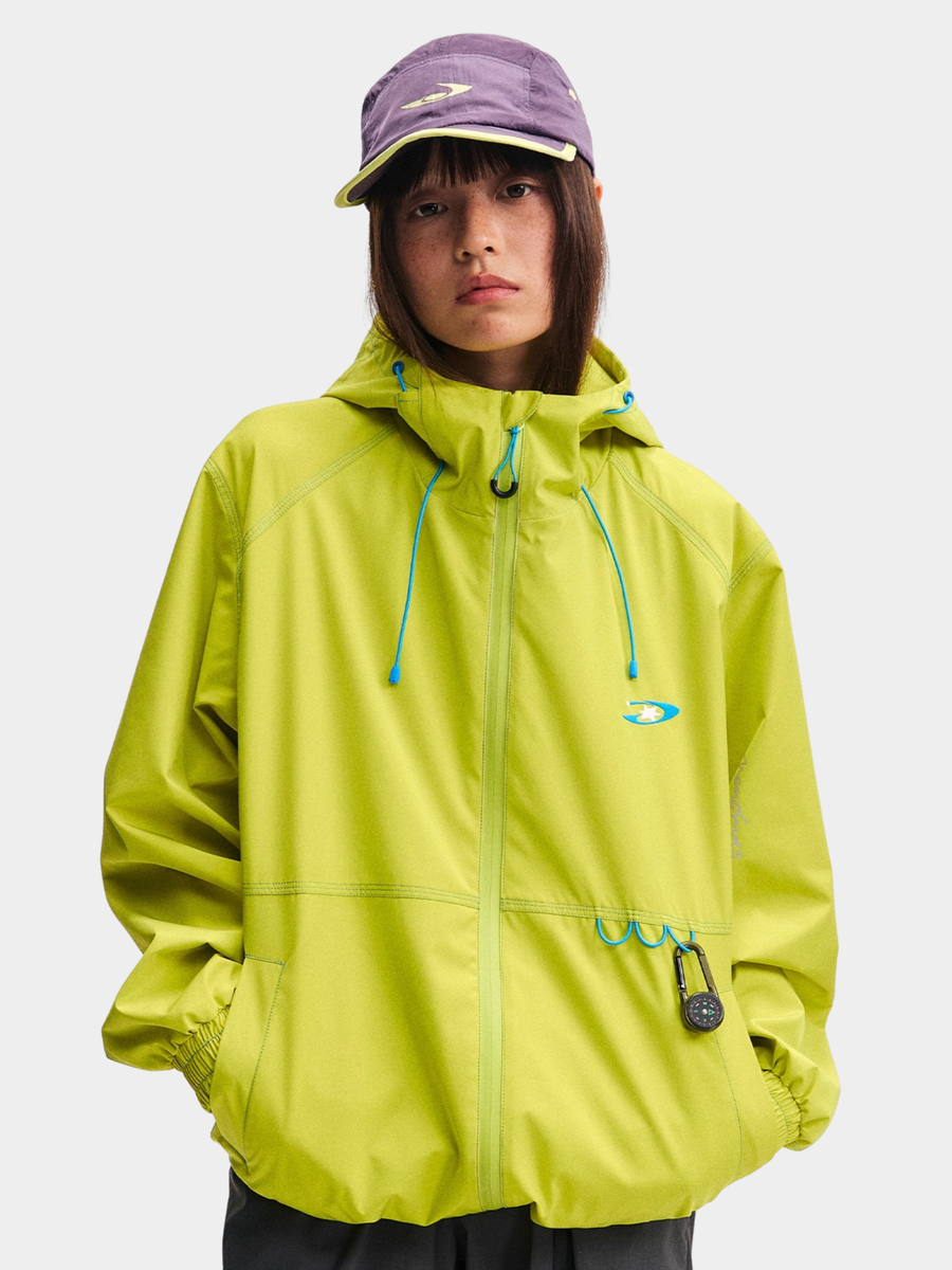 EchoDeck - Unisex ColorBlock Teflon Triple-Defense Shell Jacket
