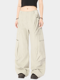 Aquapath - Women's Oversized Pocket Straight Cargo Pants