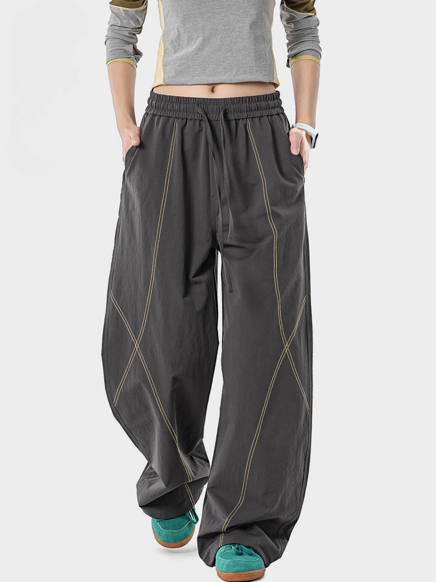 Stormrush - Unisex Contrast-Stitch Water-Repellent Paratrooper Pants