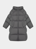 Glacier - 90% White Duck Down Over-Knee Down Jacket