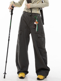 FrostStep - Unisex Large Pocket Pure Cotton Cargo Pants