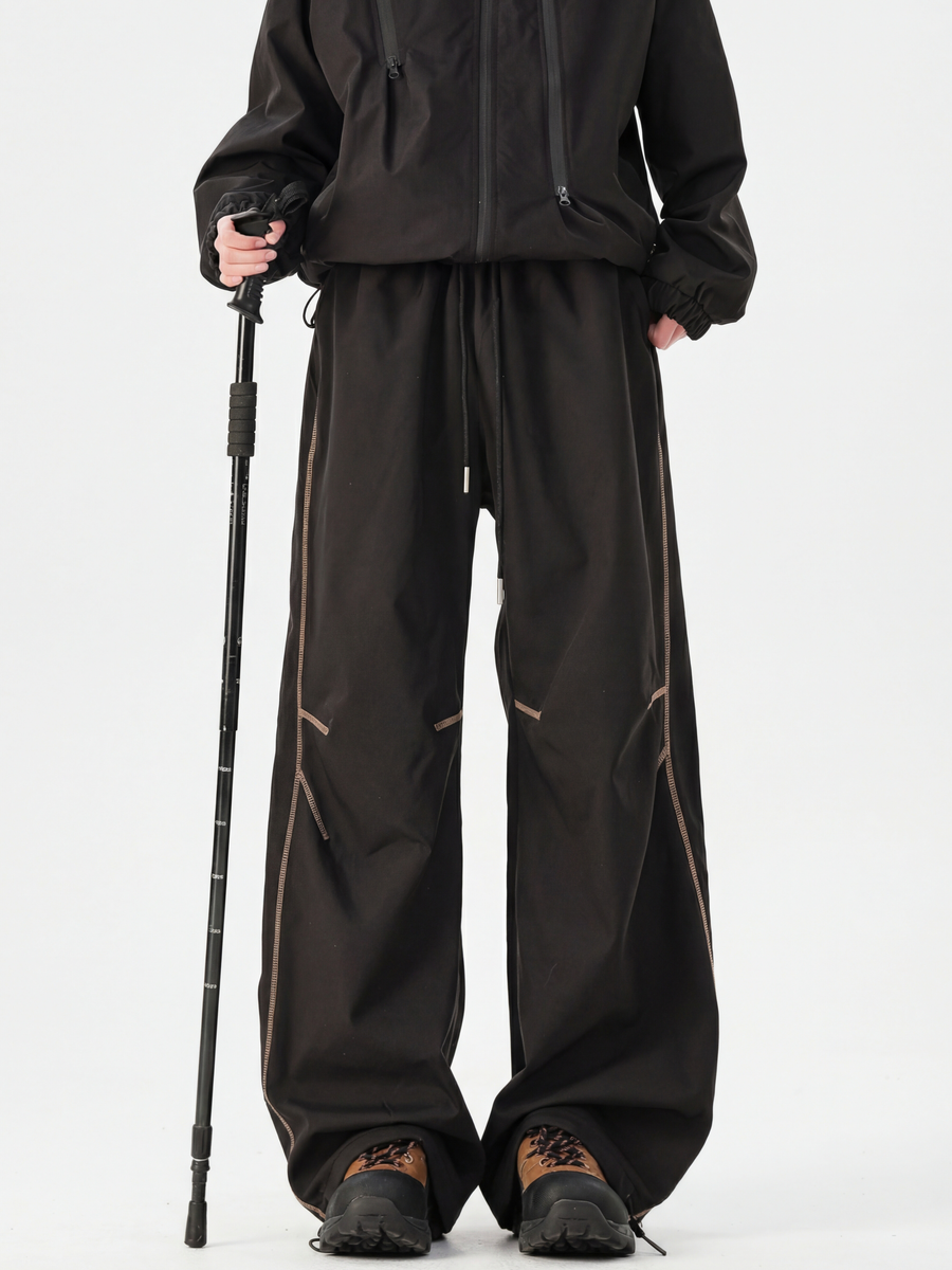 FireCoat - Unisex Contrast-Stitch Water-Repellent Fleece-Lined Pants