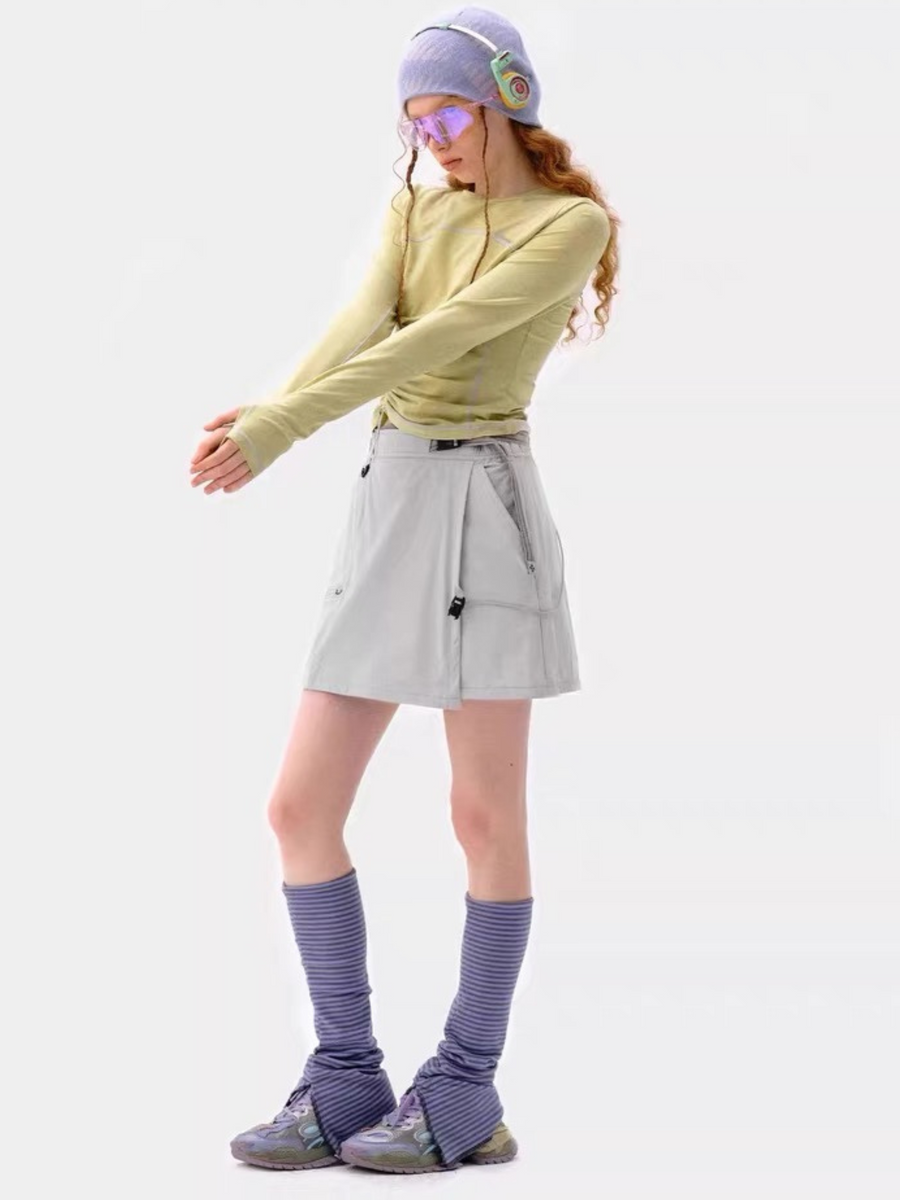 Summit - Women's Outdoor Water-repellent Soft Shell Loose Short Skirt