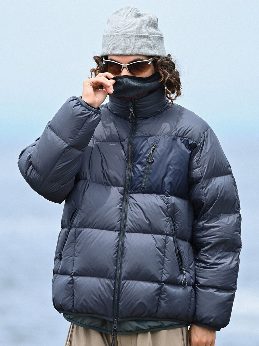 Wildthorn - Unisex 800FP 90% White Duck Down Tri-Proof Colorblock Jacket