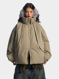 ShadowNest - Women's Oversized Stand Collar Insulated Jacket