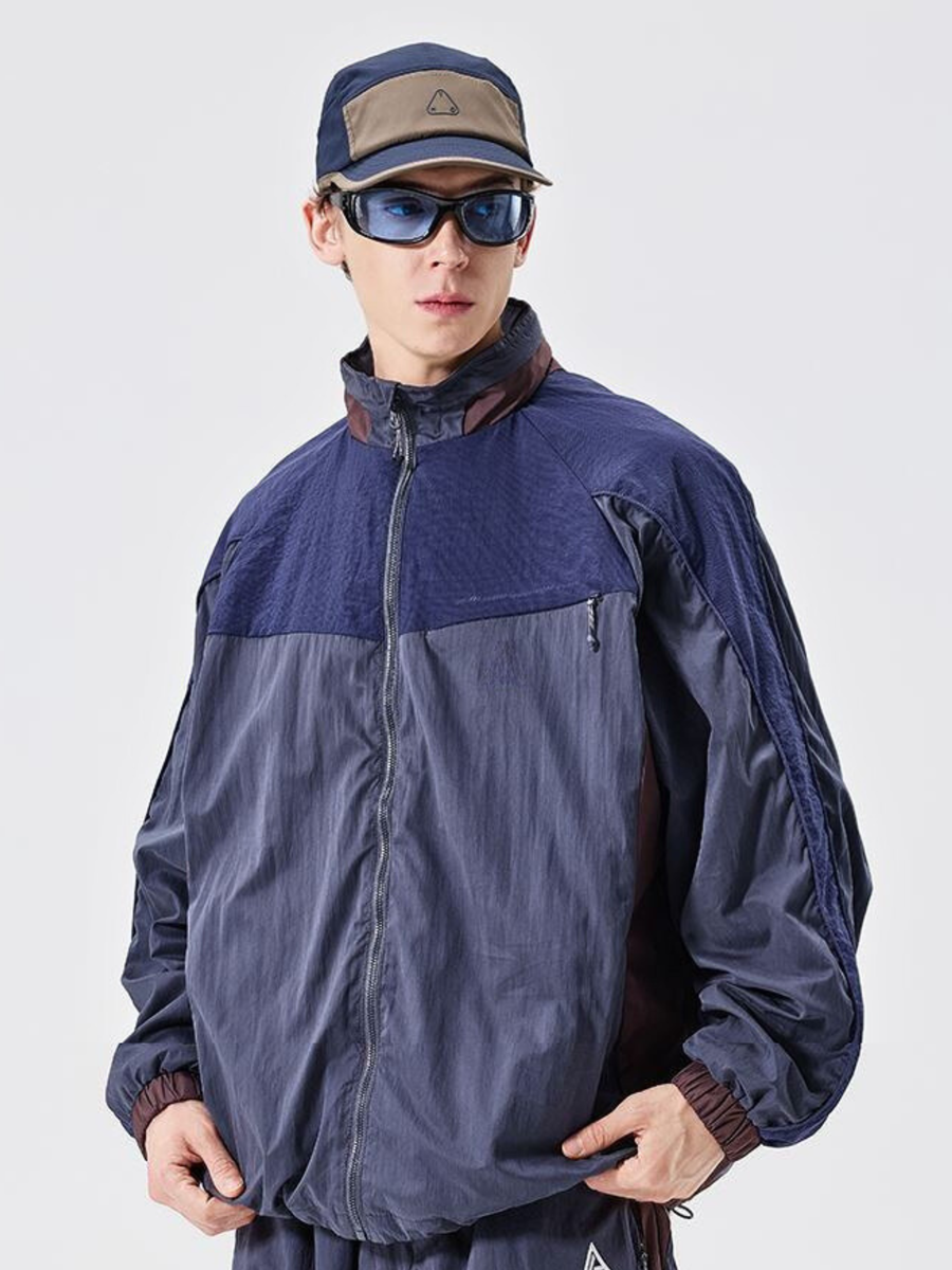 Trailmark - Colorblock Hooded Windbreaker Jacket