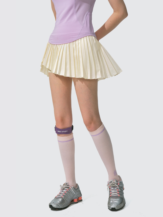 Shard - Women's Asymmetric Pleated Active Skirt