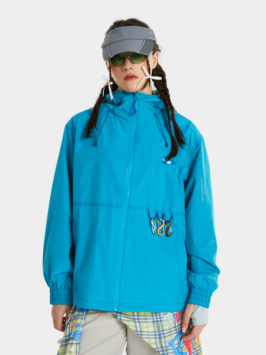 EchoDeck - Unisex ColorBlock Teflon Triple-Defense Shell Jacket