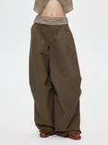 Terracast - Women's Pleated Panelled Waist Straight-Leg Pants