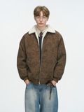 Ironpath - Men's Shearling-Lined PU Leather Insulated Jacket
