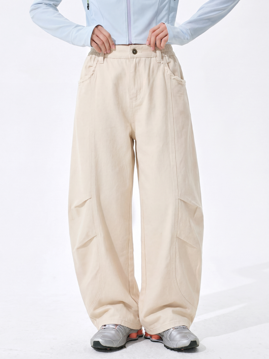 AlpineScope - Unisex Durable Cotton Curved Utility Cargo Pants