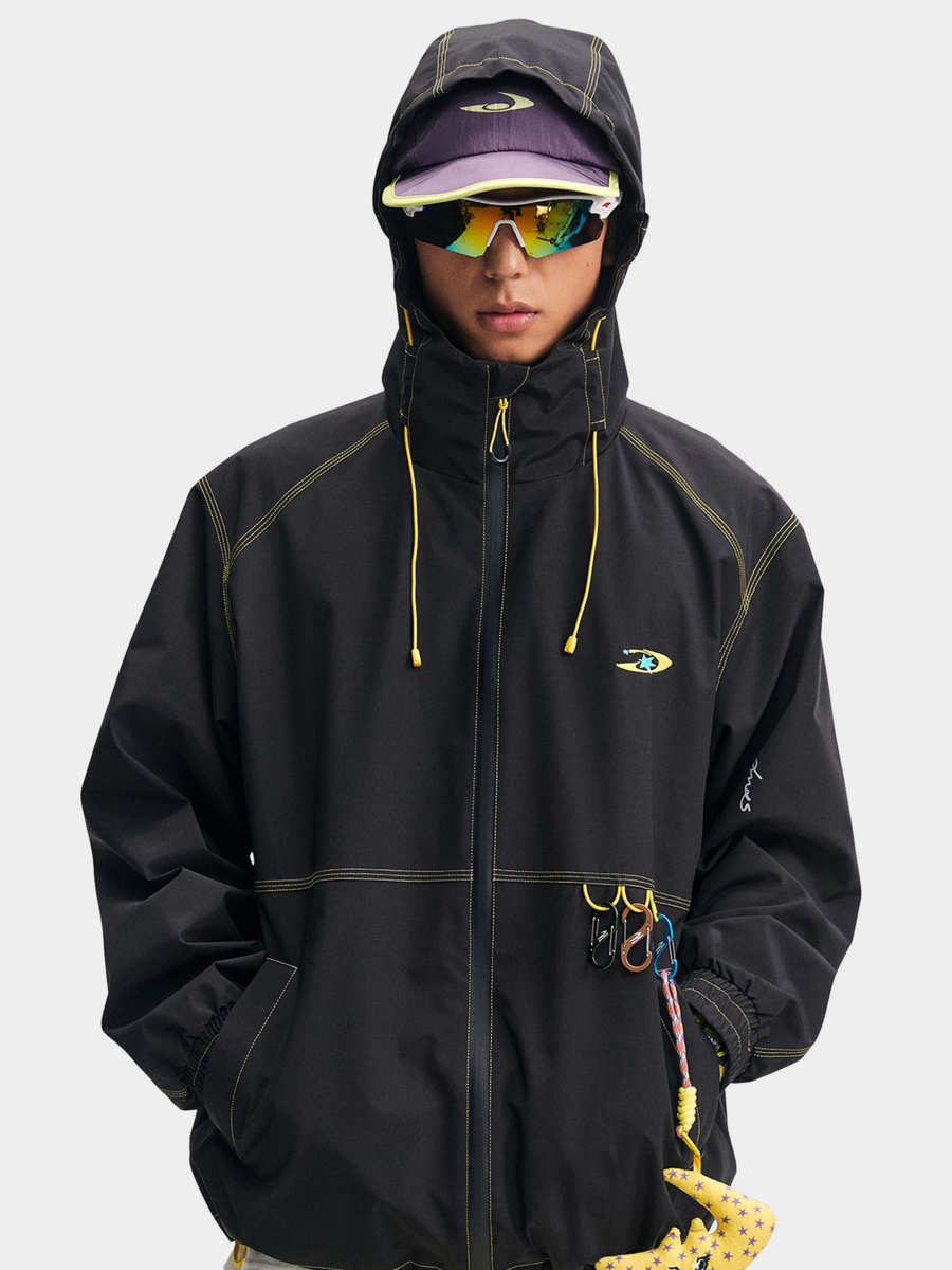 EchoDeck - Teflon Triple-Defense Colorblock Drawstring Jacket