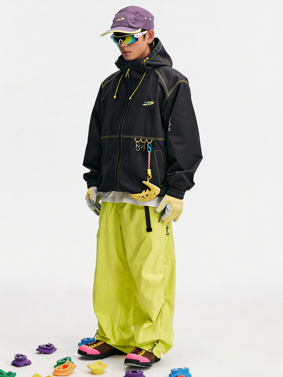 EchoDeck - Teflon Triple-Defense Colorblock Drawstring Jacket